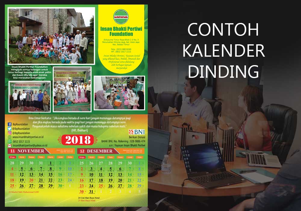 Contoh kalender dinding