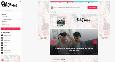 website-wordtress-theme-mirip tiktok