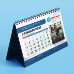 Template KAlender Meja 2027 Format PSD